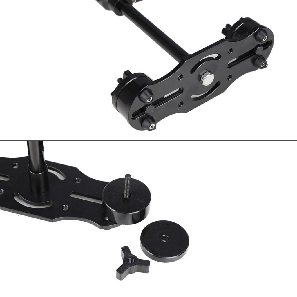 Stabilizzatore Video per Fotocamera S40 Portatile Steadycam da 15,8"/40cm per DSLR Steadicam Video AEE con Piastra a Rilascio Rapido