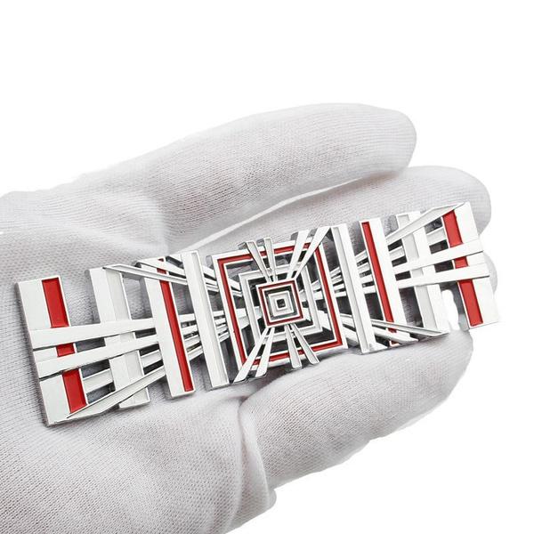 Auto 3D Metall Karomuster Logo Aufkleber für 3 S X Y Modell Auto Kofferraum Heckklappe Performance Abzeichen Aufkleber Zubehör