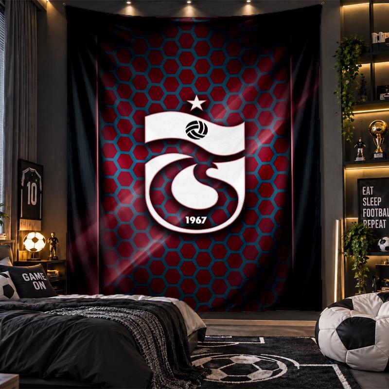 Tapiz para Colgar en la Pared Tela con Estampado del Trabzonspor FC para Sala de Estar Dormitorio Decoración del Hogar