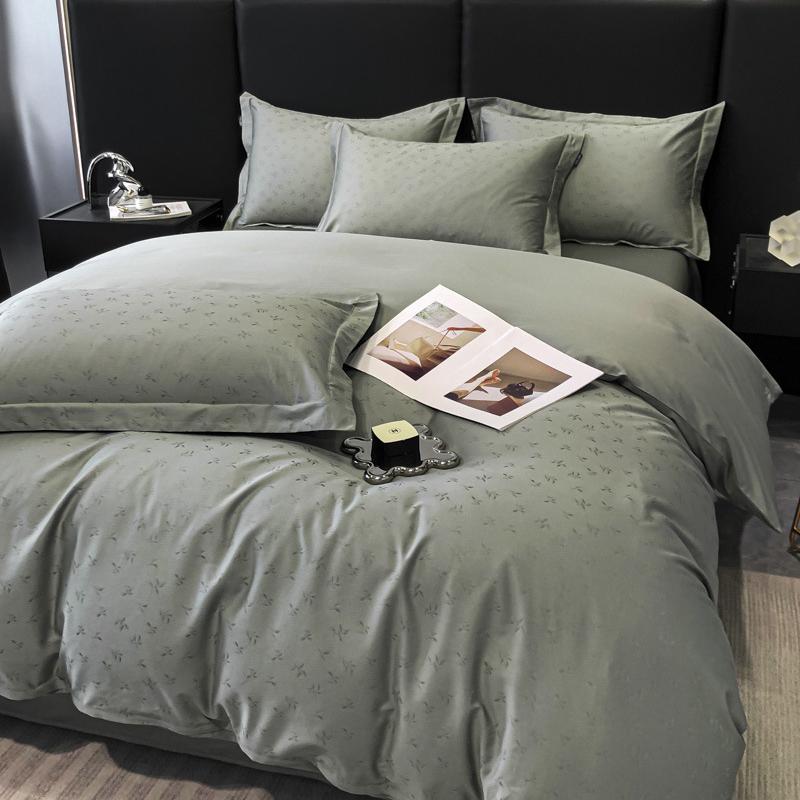 

4pcs Couple Bed Quilt Set Sheet Bedsheet Bedspread Queen Size Duvets Cover Linens Comforter Bedding with Pillowcases Luxury