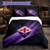 Fiorentina FC Themen Bettwäsche 3-teiliges Bettbezug-Set Dekorative Bettwäsche Für Jugendzimmer Heimdekoration
