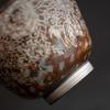Old Rock Mud Teacup Flower Gilded Silver Master Cup Chinese Kung Fu Teaware Set Stoneware Retro Japanese Ceramic Mugs Drinkware