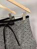 Women's Korean-Style Polka Dot Wool Skirt: Sweet, Versatile Patchwork A-Line for Autumn/Winter