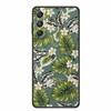 3D Emboss Case For Samsung Galaxy S25 FE Case Flowers Black Silicone Soft Back Cover For Samsung S25 Plus M36 Phone Case Shell