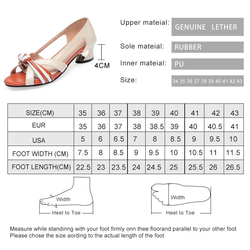 Fashion AIYUQI Genuine Leather Woman Shoes Sandals 2024 New Large Size 41 42 43 Women Summer Sandals Mid Heel Fashion Women Sandals