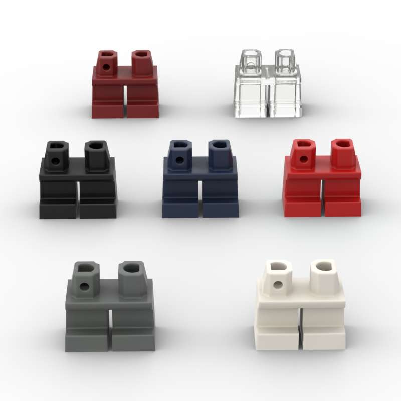 MOC 10PCS 41879 Mini Legs Building Blocks Parts Construction 90380 Replaceable Brick Assemble DIY Toy For Children Birthday Gift