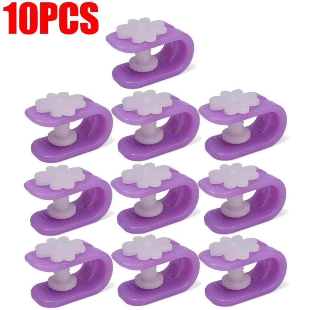 10PCS Anti-escape BedSheet Clips Plastic Blanket Buckles Quilt Fixator Grippers  Quilt Bed Cover