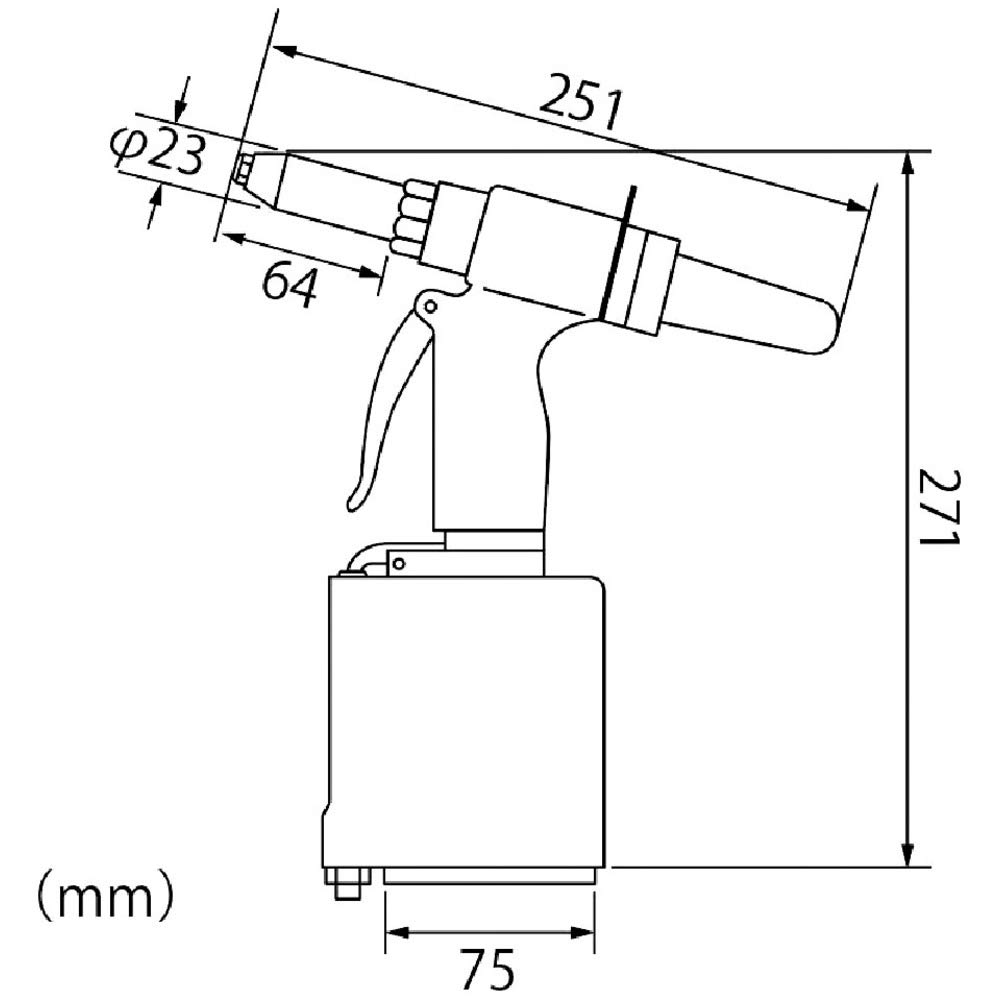 Premium Lobtex Air Riveter AR011MX AR011MX