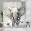 Funny Dogs Cute Shower Curtain Bulldog Pet Hilarious Schnauzer Farmhouse Rustic Bathroom Set Accessories Decor With 12Pack Hoo