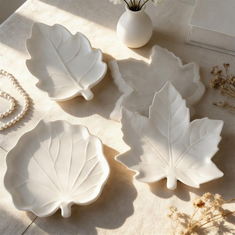 Flexible Food Grade Silicone Leaf Shaped Mould For Crystals Epoxy Art Projects
