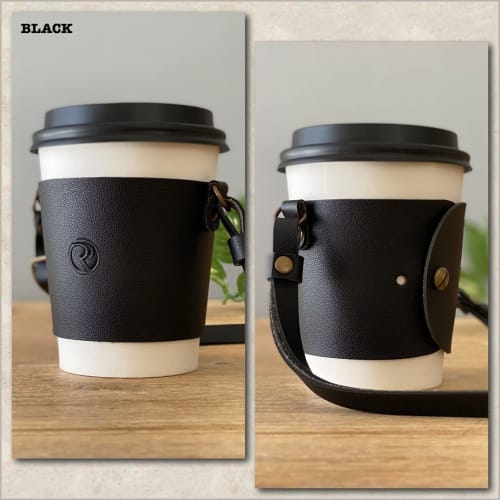 RODEMMY Drink Cup Holder for Takeout Drinks (Black)