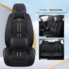 Universal Full Coverage Leather Ice Silk Car Seat Cushion - Four Seasons Use