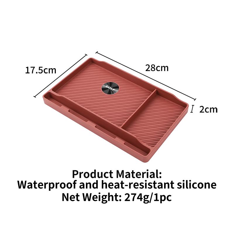 Car Dashboard Storage Box CD HDYTGHS5 Texture Silicone Scratch-Resistant For VW Golf GTI Polo Passat Scirocco Tiguan Jetta T-ROC Touareg