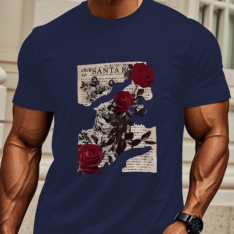 

Retro Acid Wash T-shirt - Fashion Street Casual Style XXL сірий