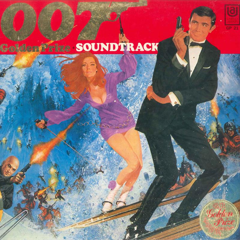 LP Record OST JOHN BARRY 007 Golden Prize GP21 UA 1970 Japan Soundtracks Musicals Used