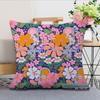 soft Comfortable Pillow Case for Sofa Living Room M-michelle P-parascandolo flowers Home office Decor Protective Covers