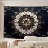 1pc Vintage Mandala Floral Tapestry Wall Hanging, Wall Art for Living Room, Bedroom, Office, Party Decoration, Polyester