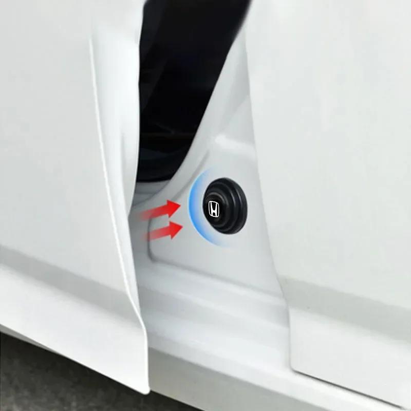 Car Door Pads Shock-Absorbing and Silent Mat Anti-collision Silicone For Honda Fit Civic Accord 7 8 9 10 Pilot City Jazz CRV HRV HQ4