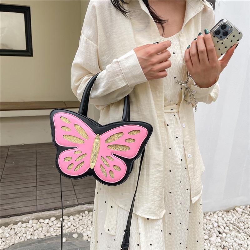 Popular Women's Butterfly-shaped Handbag, Unique Shoulder Bag, Cute Crossbody Bag