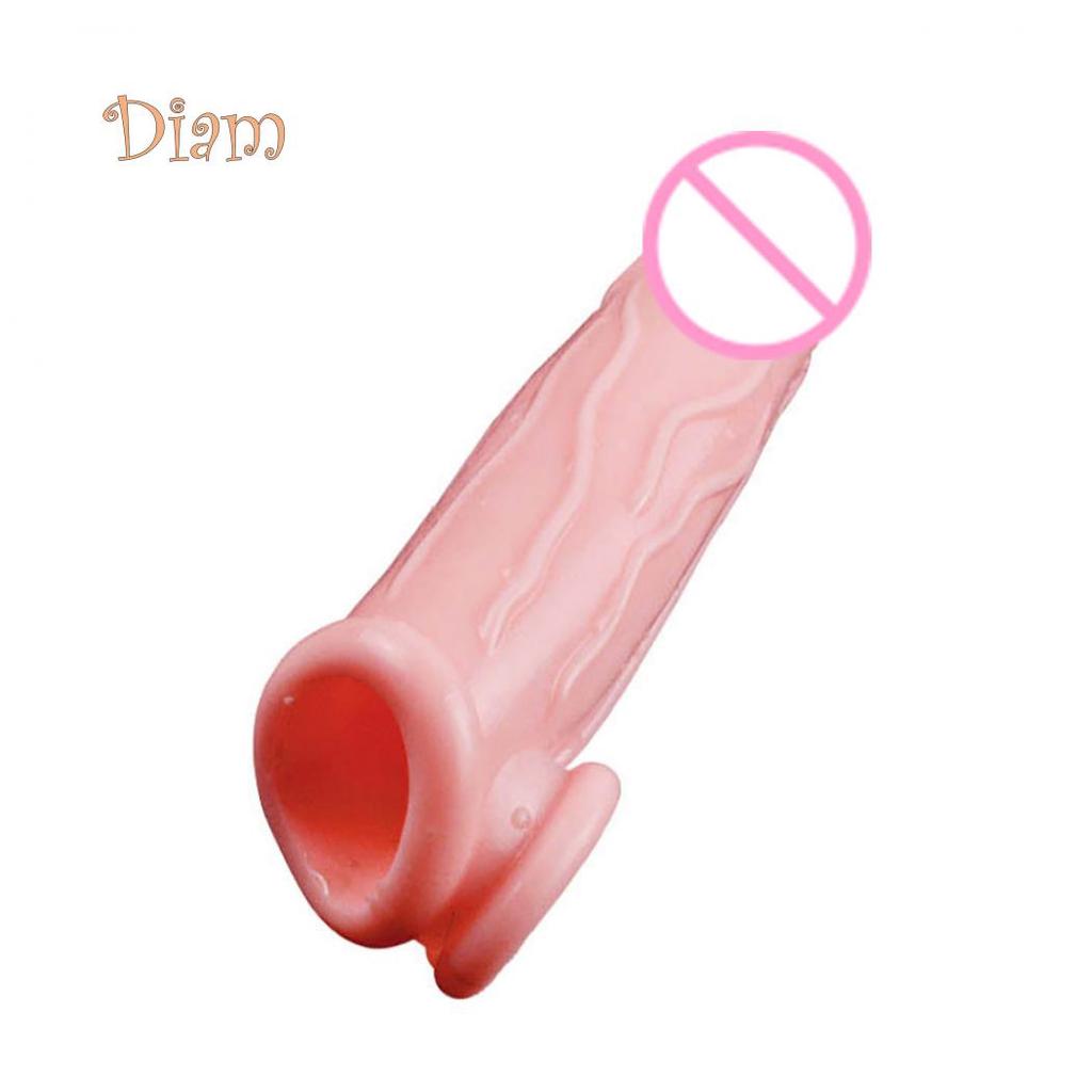 Lollipops Adult Male Penis Ejaculation Delay Extension Sleeve Condom Cock Extender Sex Toy