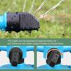 Heavy Type Plastics Garden Sprinkler Quick Install Lawn Sprinkler 360 Degree Sprays For Uniform Lawn Irrigation