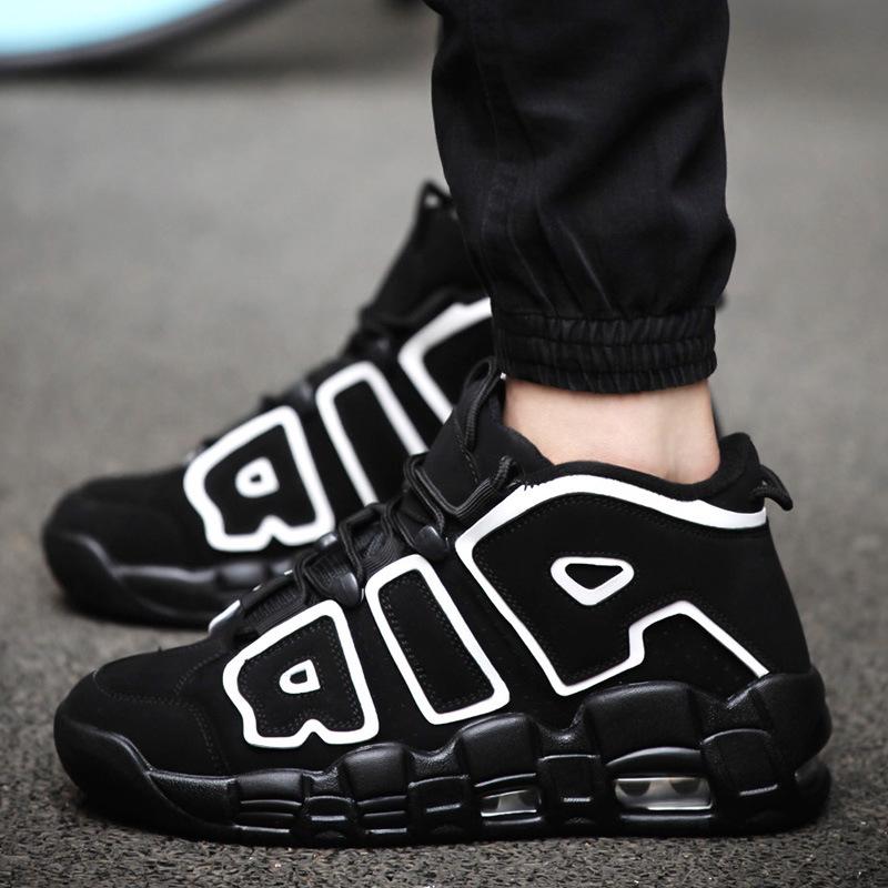 

Осенне-зимние новые высокие баскетбольные кроссовки, мужские и женские спортивные кроссовки с толстой подошвой, увеличивающие рост, воздушная подушка Quan Zhilong, те же самые тре 42 чёрный