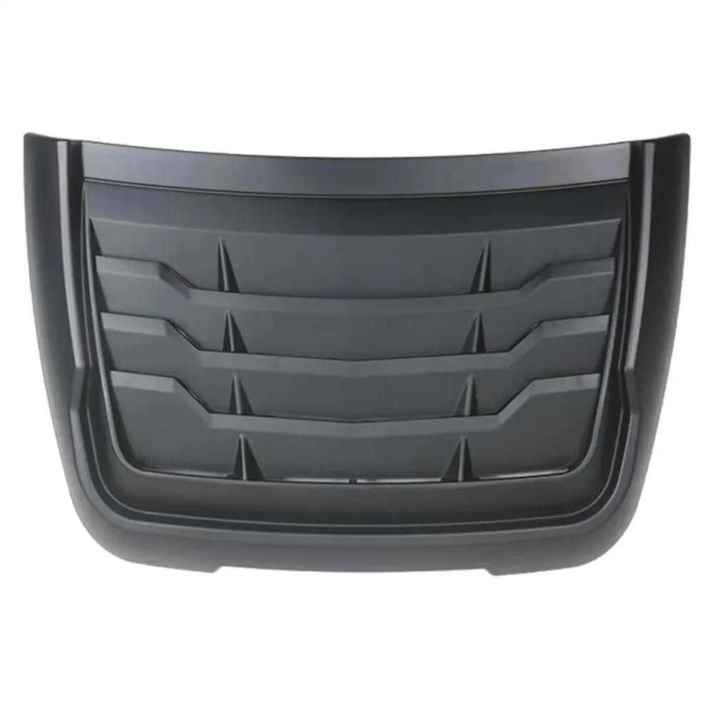 

Black Bonnet Scoop Hood Vent Universal Front Engine Air Outlet Vent Cover Plastic Auto Hood Deflector Vent Cover Modified чорний