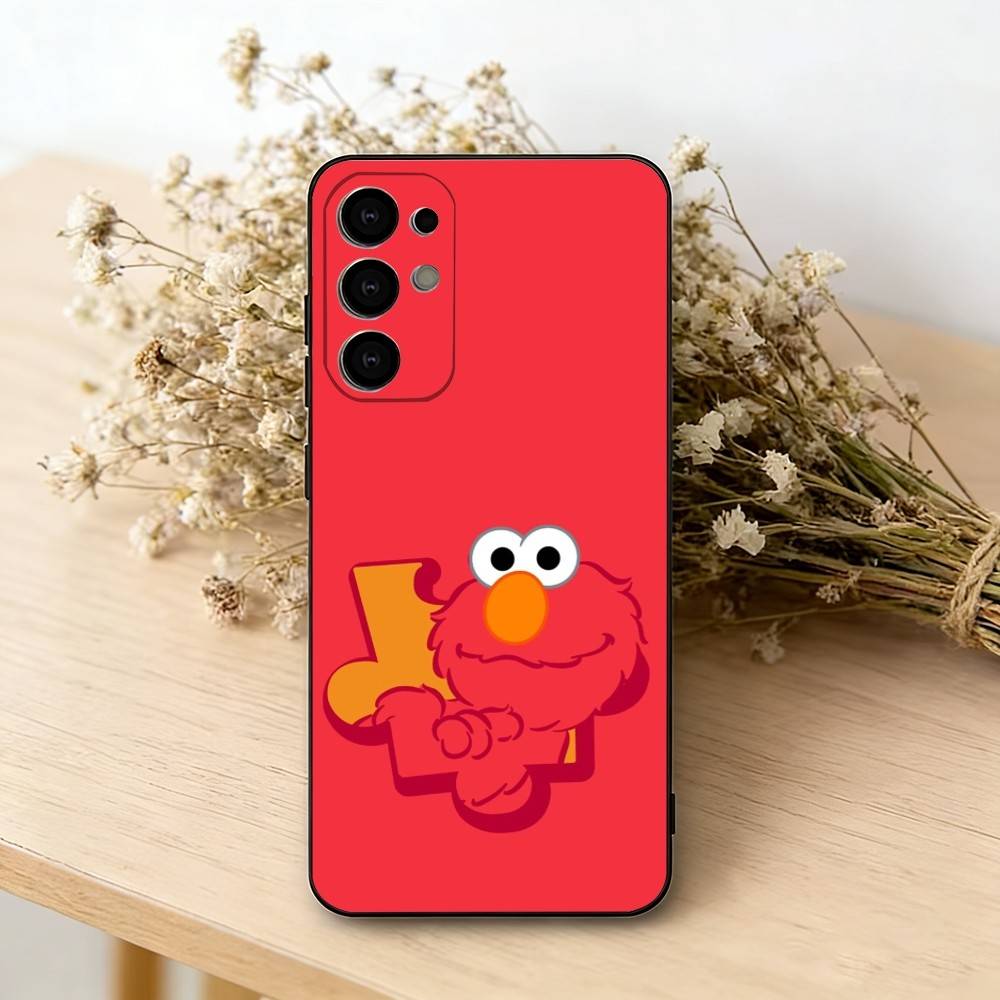 E-ElmoS R-Red Phone Case For Samsung S25,S24,S21,S22,S23,S30,Ultra,S20,Plus,Fe,Soft Silicone Black Cover Samsung S20plus5G
