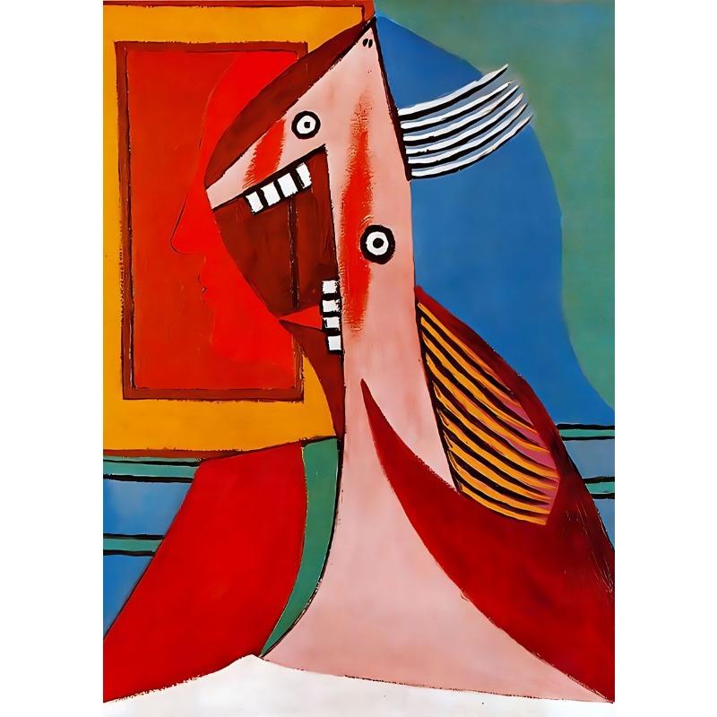 Untitled 1939 By Picasso Posters and Prints Retro Abstract Art Canvas Painting Christian Work Wall Art Picture Home Decoration