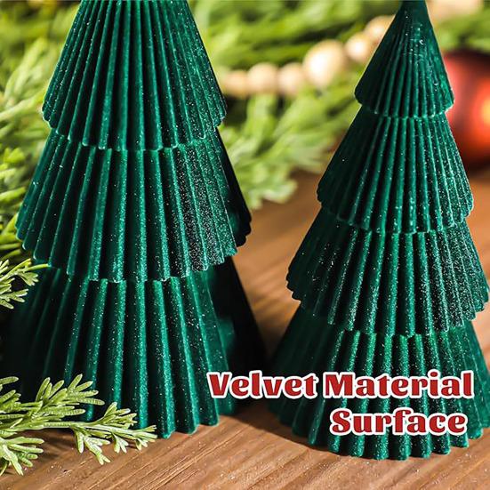 6 Pcs Honeycomb Christmas Tree 3D Folding Christmas Tree Tabletop Centerpiece