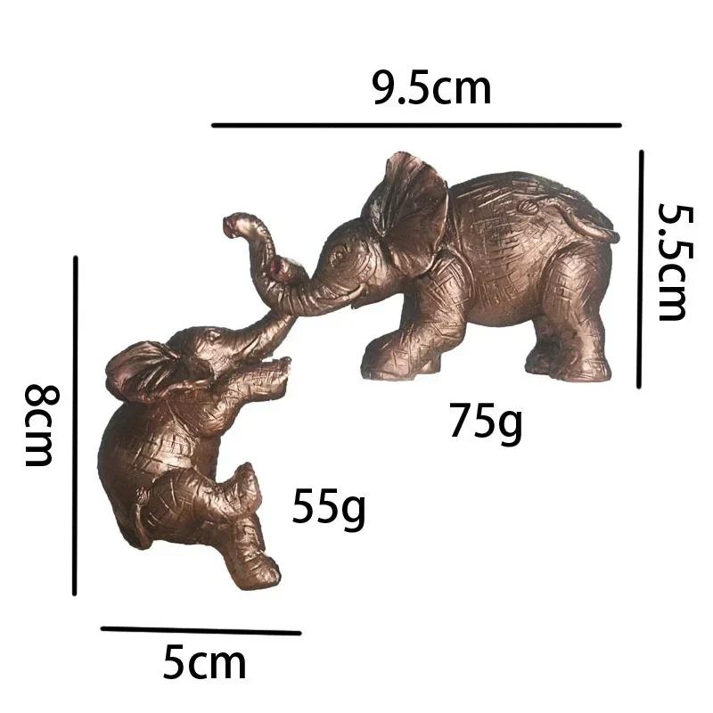 Style Tendance Nouvelle Décoration de Maison Éléphant Pieuvre Ornements en Résine Artisanat Moderne Simple Embellissements en Résine