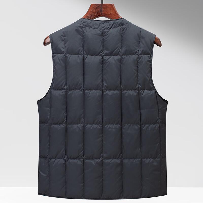 Xue Zhong Fei Men's Lightweight V-Neck Down Vest