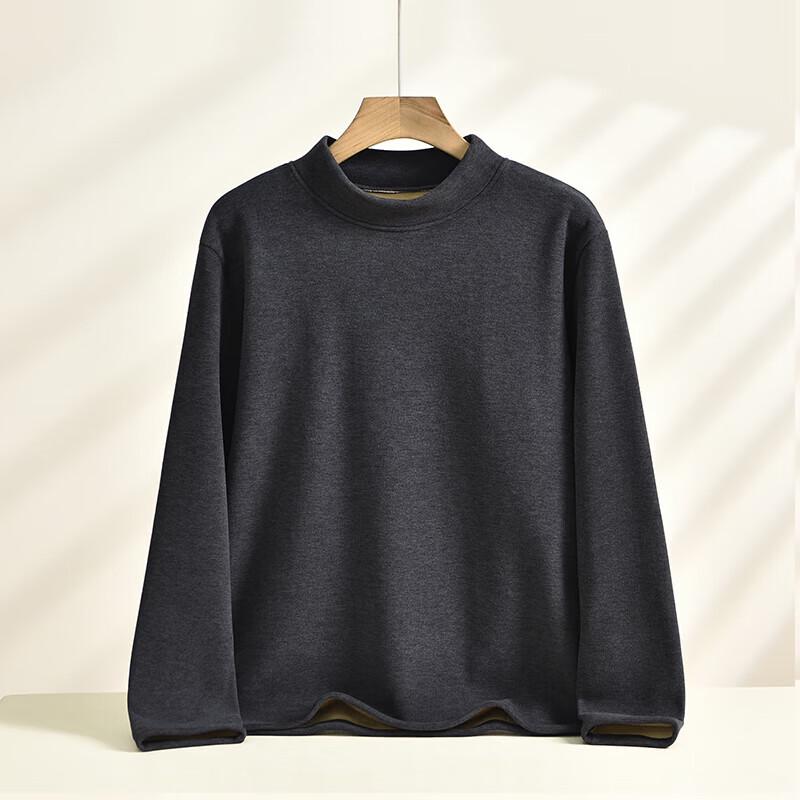 

TINSINO Men s Thermal Mid-Neck Base Layer Top XL