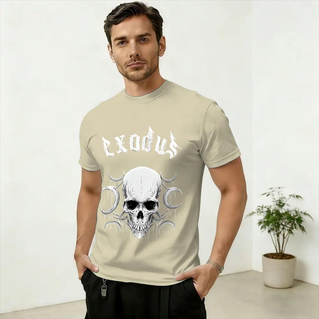 Unisexs TShirts Rock Band Exodus Fan Art Funny 100 Cotton Tee Shirt Short Sleeve T Shirts O Neck Clothes 6XL