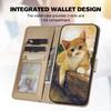 Cartoon Pet Series for Samsung Galaxy A35 5G Case Wallet Splicing Leather Cover