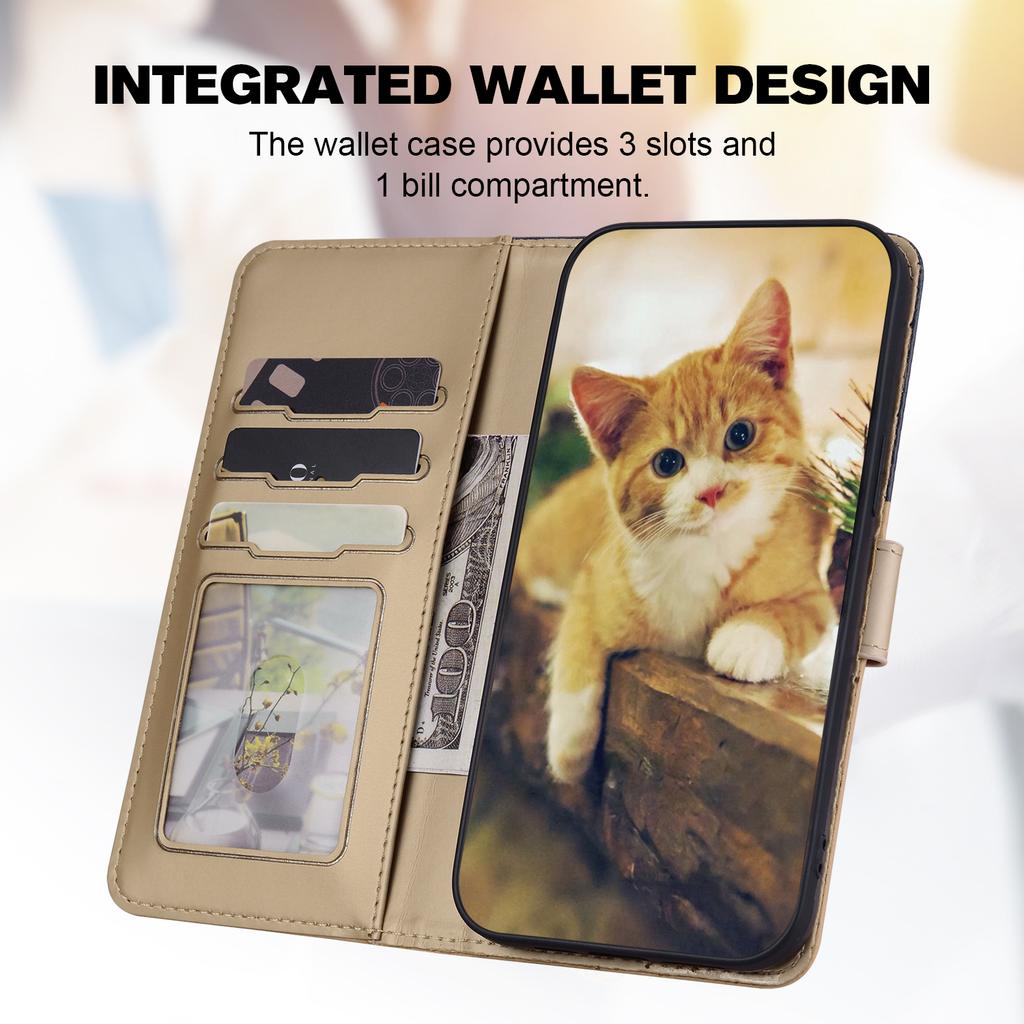 Cartoon Pet Series for Samsung Galaxy A35 5G Case Wallet Splicing Leather Cover