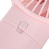 Mini Pink Handheld Fan – Portable, Quiet, 15x8x4cm