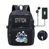 Peripheral Printed Backpack, Large-Capacity Student Schoolbag Usb Computer Bag For Men And Women