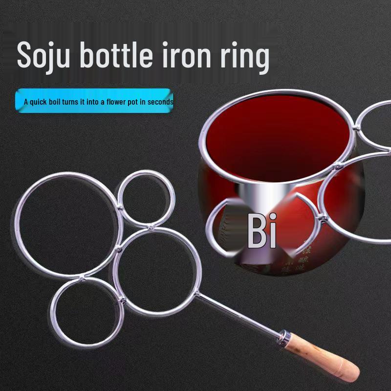 Double-Headed Soju Bottle Ring Cutter & Hot Wine Bottle Vase Tool