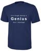 Its Tough Being A Genius But I Unisexage Funny Rude Unisexs Ladys Tshirt Unisex Small  Xxxl Simple And Comfortable Casual Tshirt