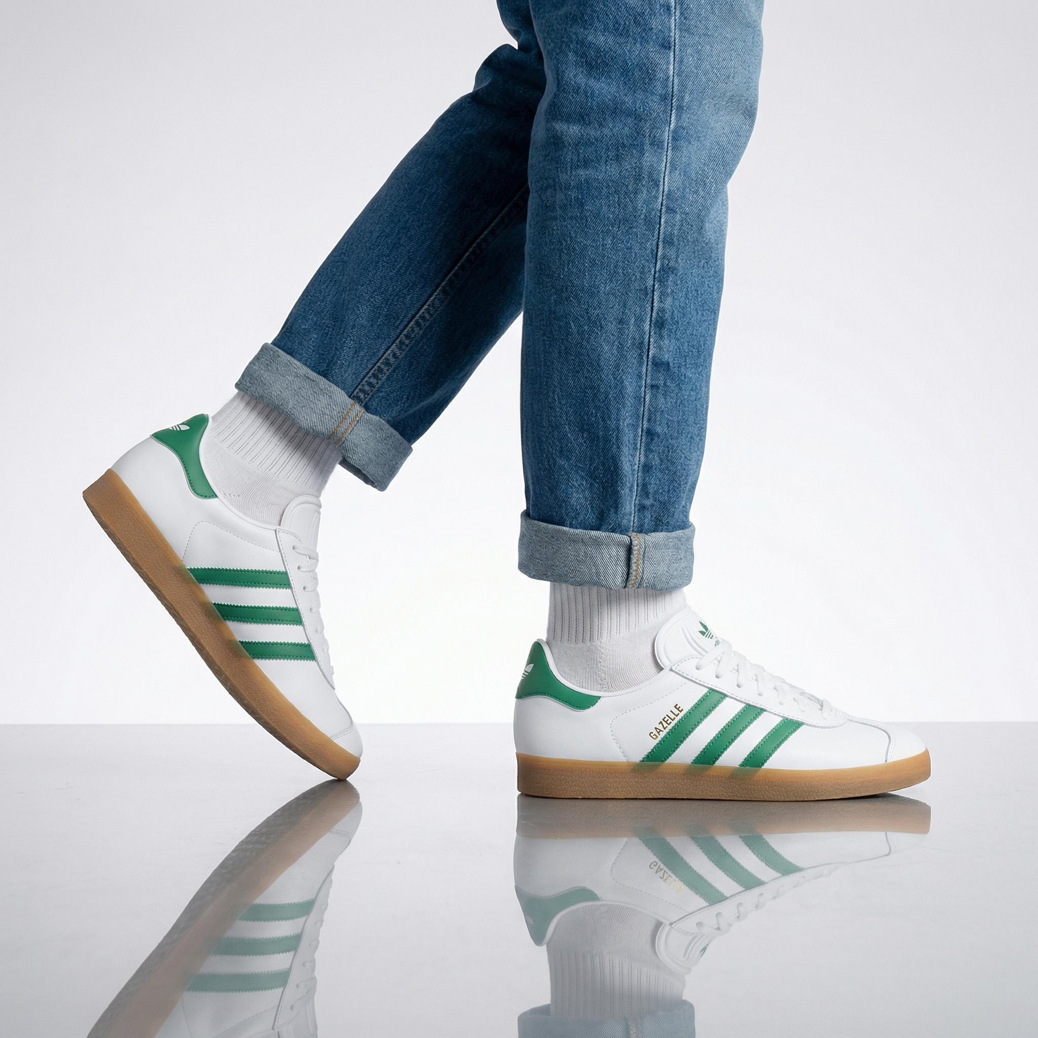 Adidas Men's White Originals Gazelle - Sneakers Shoes Ih2216 Original 42