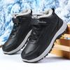Snow Boots Men's New Winter Warm Velcro Cotton Shoes Piled Thickened Non-slip Northeast Old Beijing Men's Shoes
