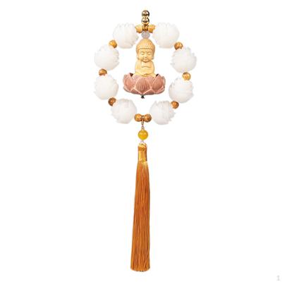 Přívěsek na zpětné zrcátko do auta Buddha Příslušenství Střapec Visící ozdoba pro domov Dveře Vozidlo