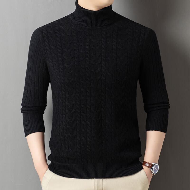 

Firstview Men s High-Neck Thick Wool Sweater M