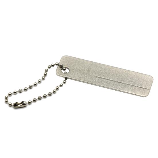 

Точилка для ножей Портативная Многофункциональная Алмазная Точильный камень для рыболовных крючков для улицы серебряный