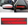 2pcs Car Rearview Mirror Reflective Strip Styling Auto SUV Vinyl Car Sticker Left Right Side Decal DIY Car Body Decals 15*3cm