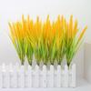 Easy to Clean Artificial Plant Simulated Rice Cob Realistic Artificial Wheat Ears Rice Bouquet Easy Care Indoor/outdoor Decor