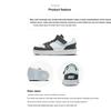 Nike Court Borough Low Recraft PS Antracytowy Lodowcowy Niebieski Dziecięce Sneakersy Biały HQ3261-060