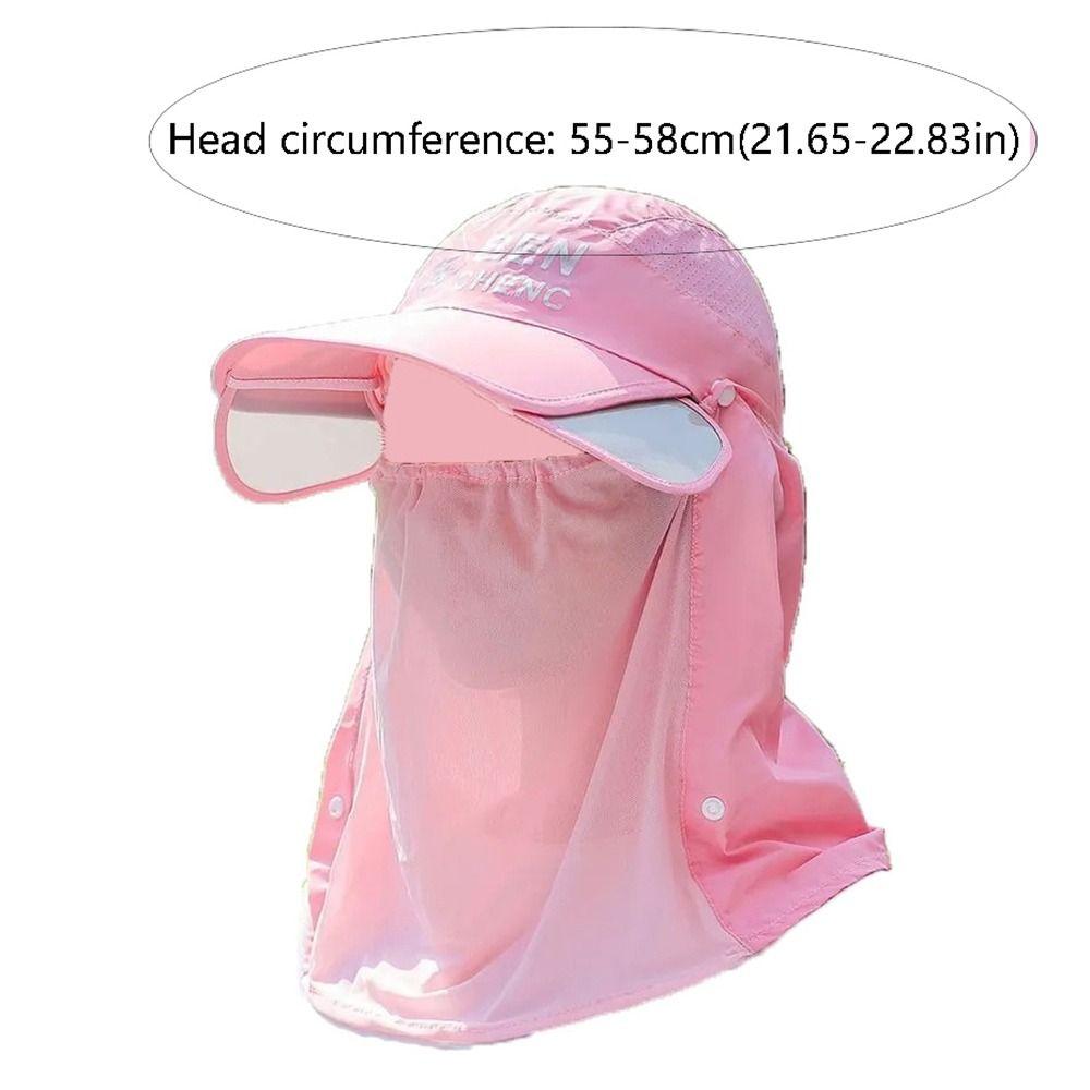 Quick-dry Hat Sun Protection Hat Sun Hat Ice Silk Wide Brim Bucket Cap Large Brim With Neck Flap Bucket Hat with Neck Cover Men
