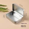 Portable Tin Jewelry Storage Box For Ring Earrings Necklace Mini Metal Multipurpose Container